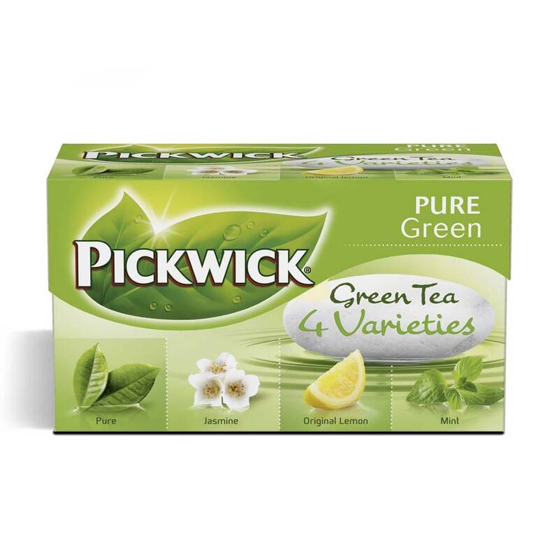 Pickwick grøn te mix, 20 breve