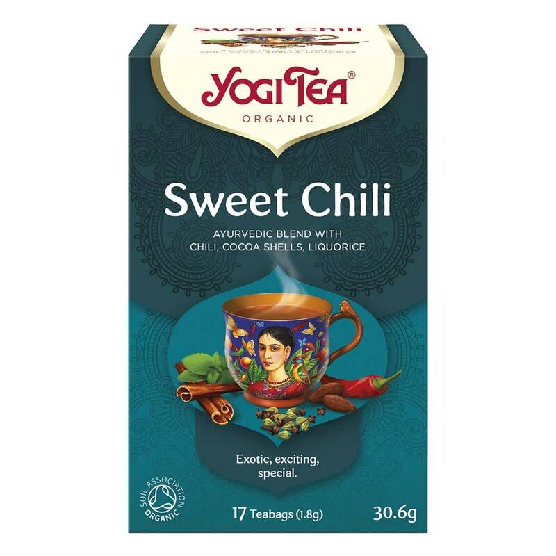 BKI Yogi Sweet Chili te, æske med 17 breve