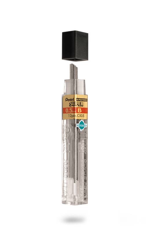 Pentel miner 0,5mm B, etui a 12 stk