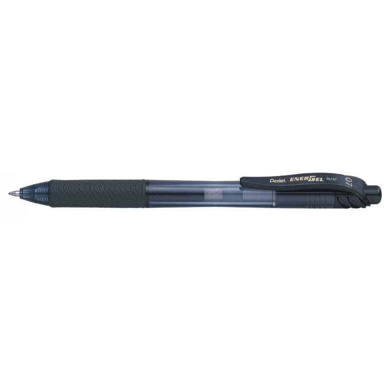 Pentel EnerGelX BL107 gelpen 0,7mm sort