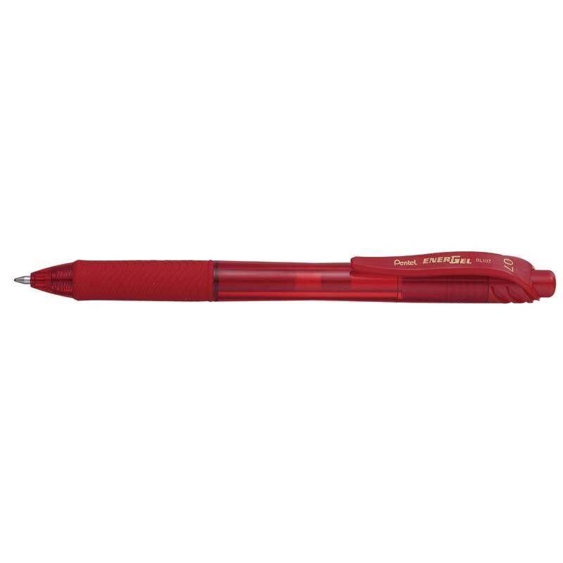 Pentel EnerGelX BL107 gelpen 0,7mm rød