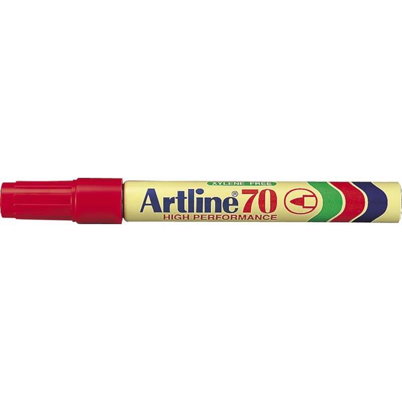 Artline marker EK70 permanent 1,5mm rød