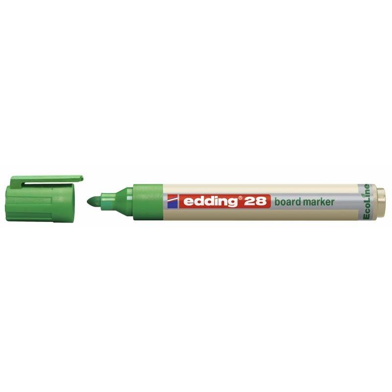 Edding 28 EcoLine whiteboardmarker 1,5-3mm grøn