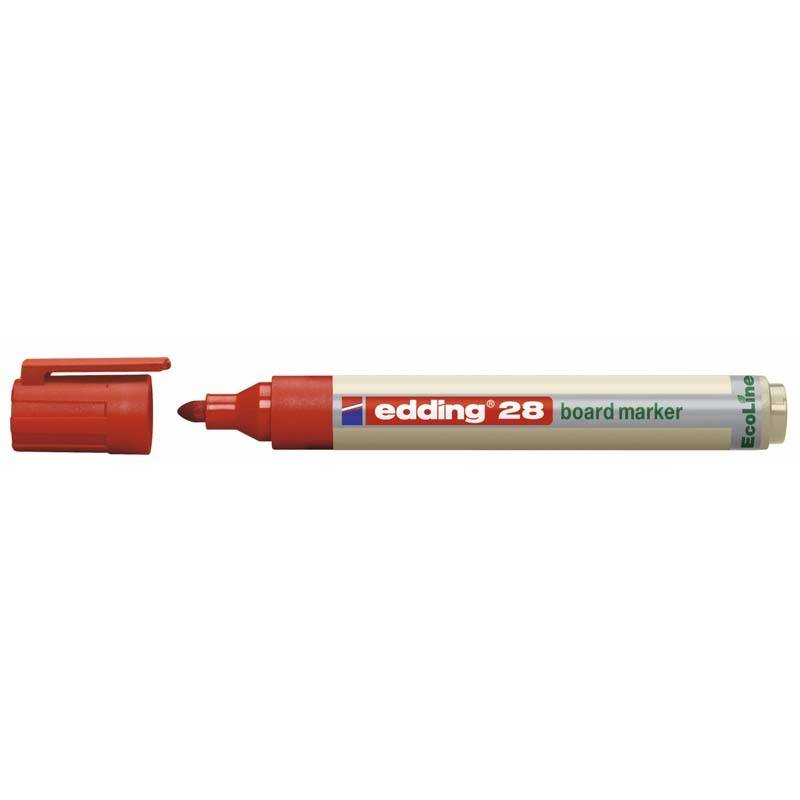 Edding 28 EcoLine whiteboardmarker 1,5-3mm rød