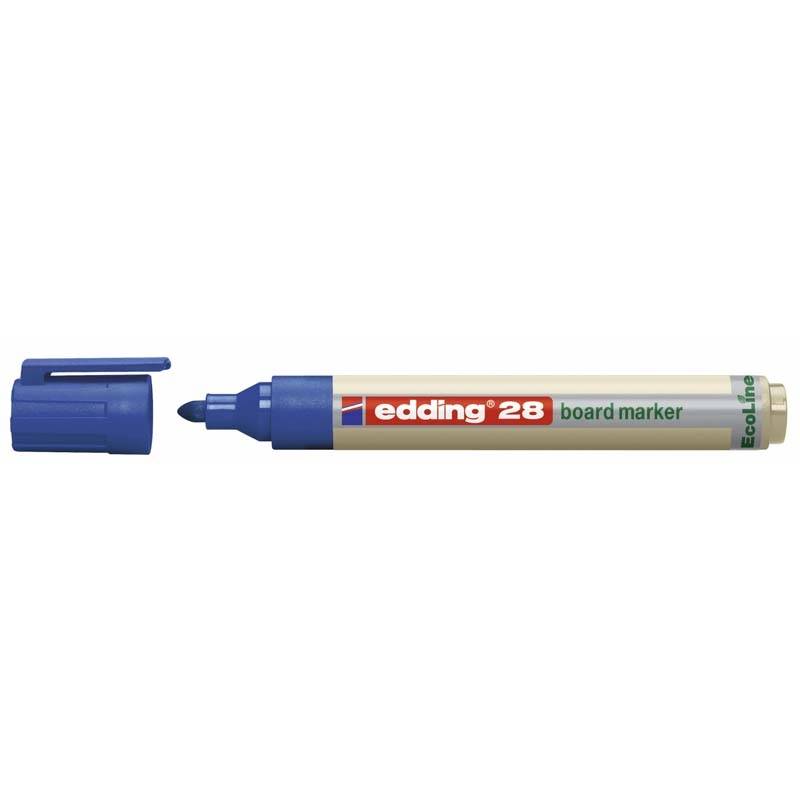 Edding 28 EcoLine whiteboardmarker 1,5-3mm blå