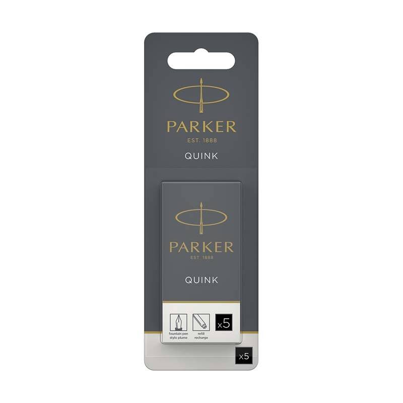Refill til Parker fyldepen sort blæk Quink
