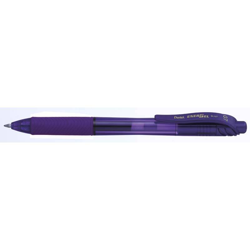 Pentel EnerGelX BL107 gelpen 0,7mm violet