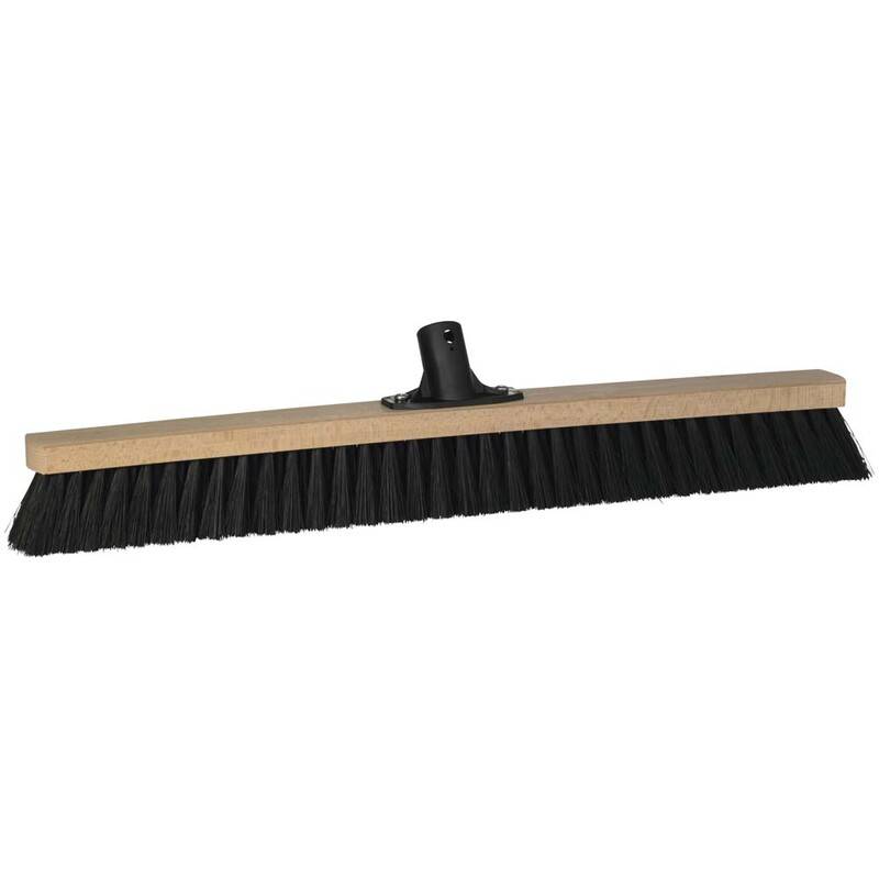 Vikan fejekost med gevind Medium 620mm i træ