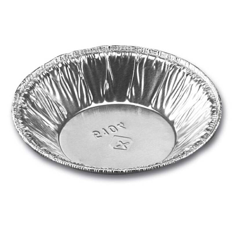 Aluminiumsform til tærte og muffins rund 5104 35ml Ø77 x 14mm sølv