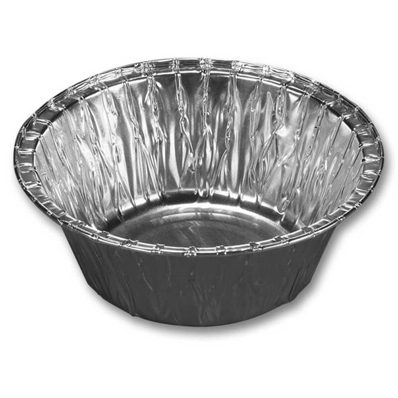 Aluminiumsform rund med kant 350ml Ø127mm