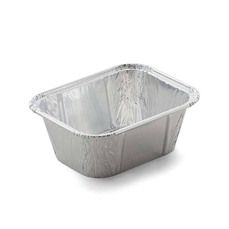 Aluminiumsform til leverpostej 250ml 114 x 89 x 42mm sølv