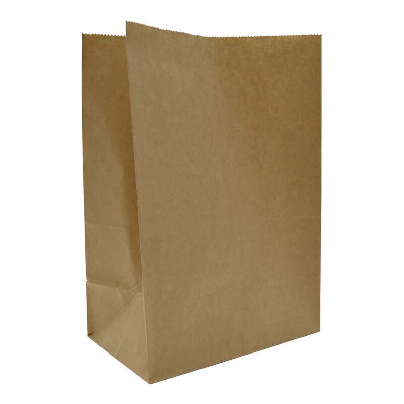 Klodsbundspose 180/110x265mm 60g brun
