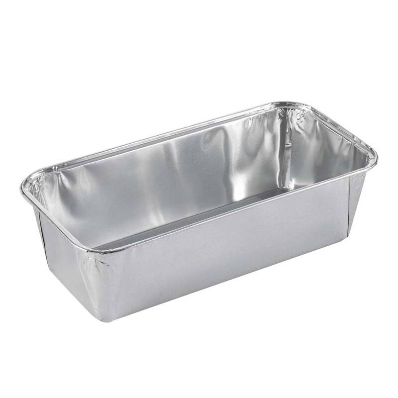 Aluminiumsform kraftige 1500ml 251 x 122 x 68mm sølv