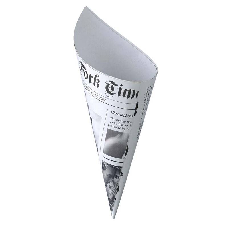 Kræmmerhus Newspaper Ø10x25cm af kraftigt karton