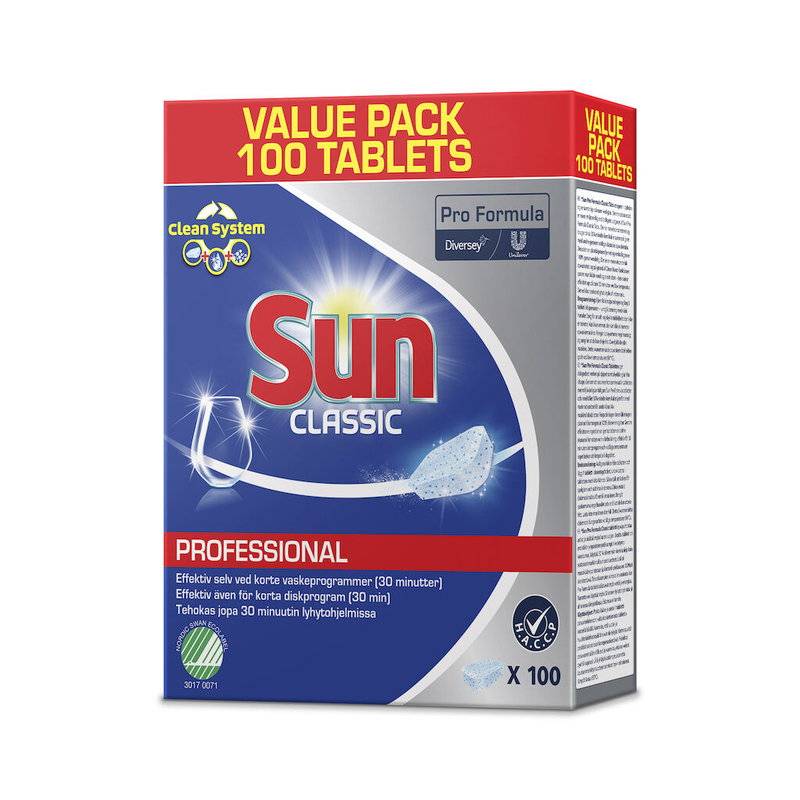 Sun Prof Opvasketabs til maskinopvask