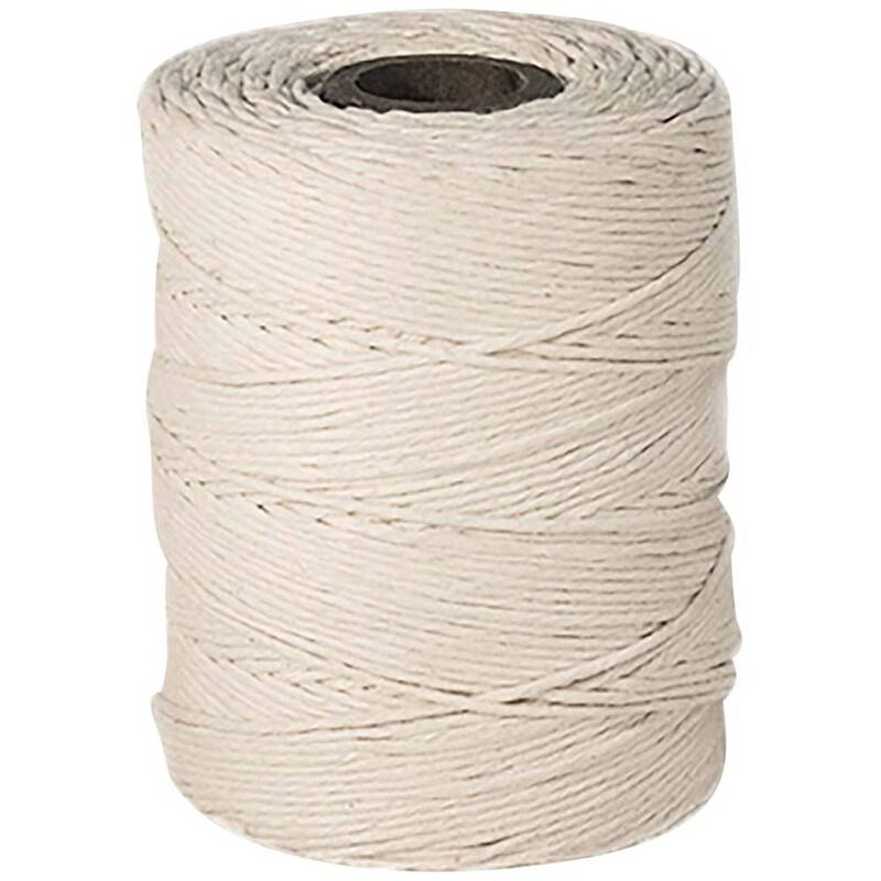 Bindegarn 2-6 bomuld 250g 225 meter brudstyrke 7 kg hvid