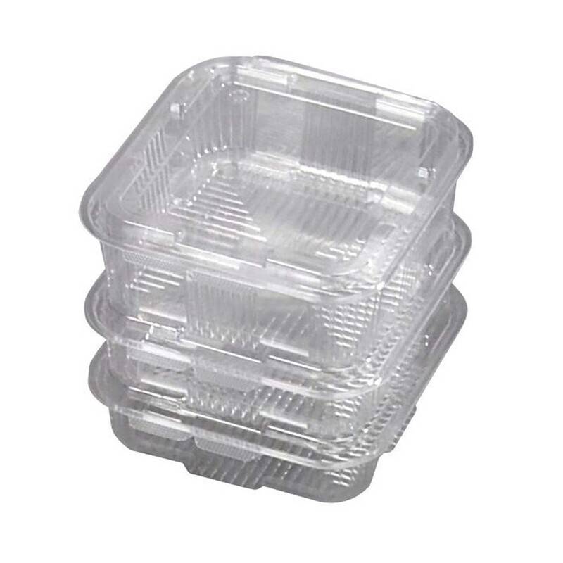 Plastbakke m/hængslet låg v496 175x168x50mm 750ml 300stk/ka