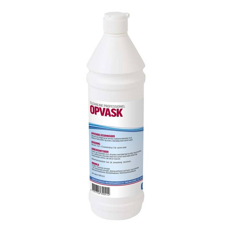 Cleanline opvaskemiddel Svanemærket 1 liter