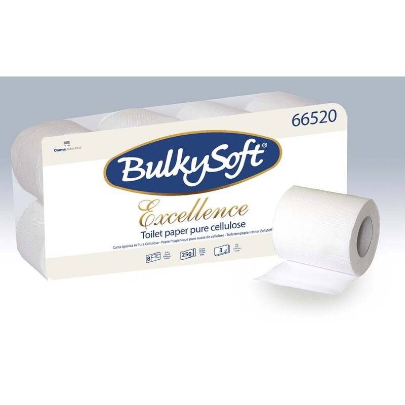 Bulky Soft Excellence Miljøvenligt toiletpapir 3-lags 66520 hvid