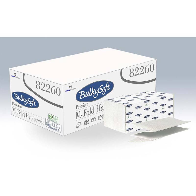 Bulky Soft Premium 3-lags 32cm M-Fold håndklædeark, 2500 ark