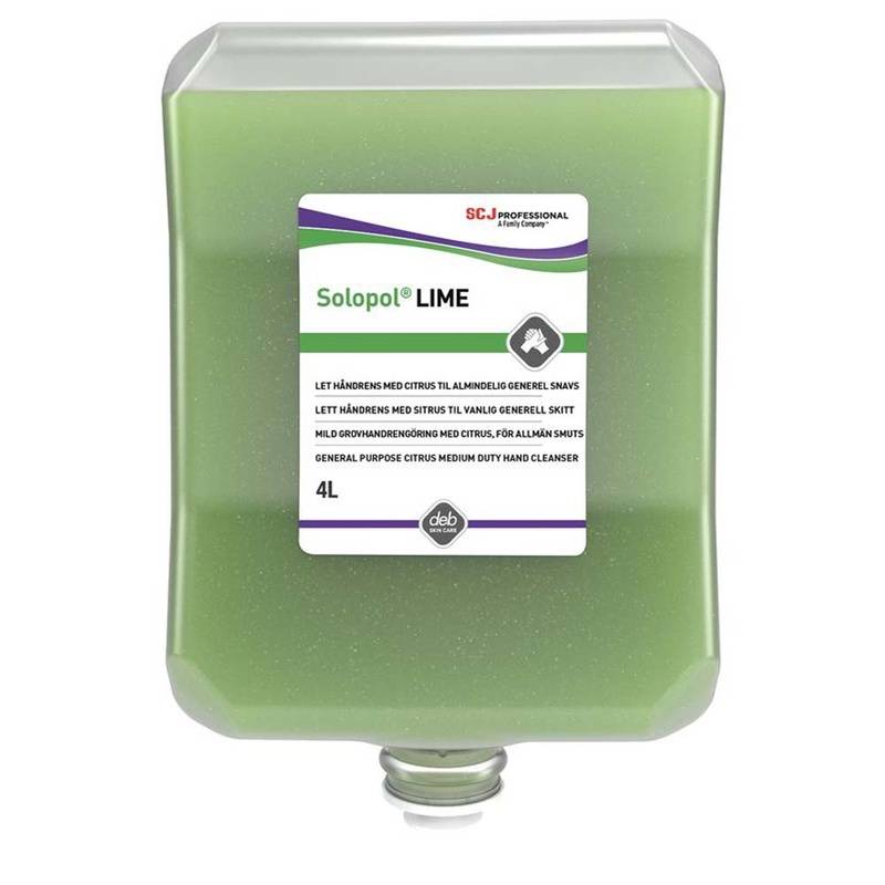 DEB Solopol Lime håndrens 4 liter LIM4LTR