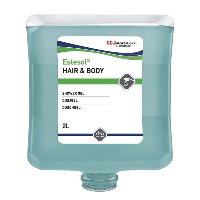 DEB Cremesæbe Estesol Hair & Body 2 liter patron HAB2LT