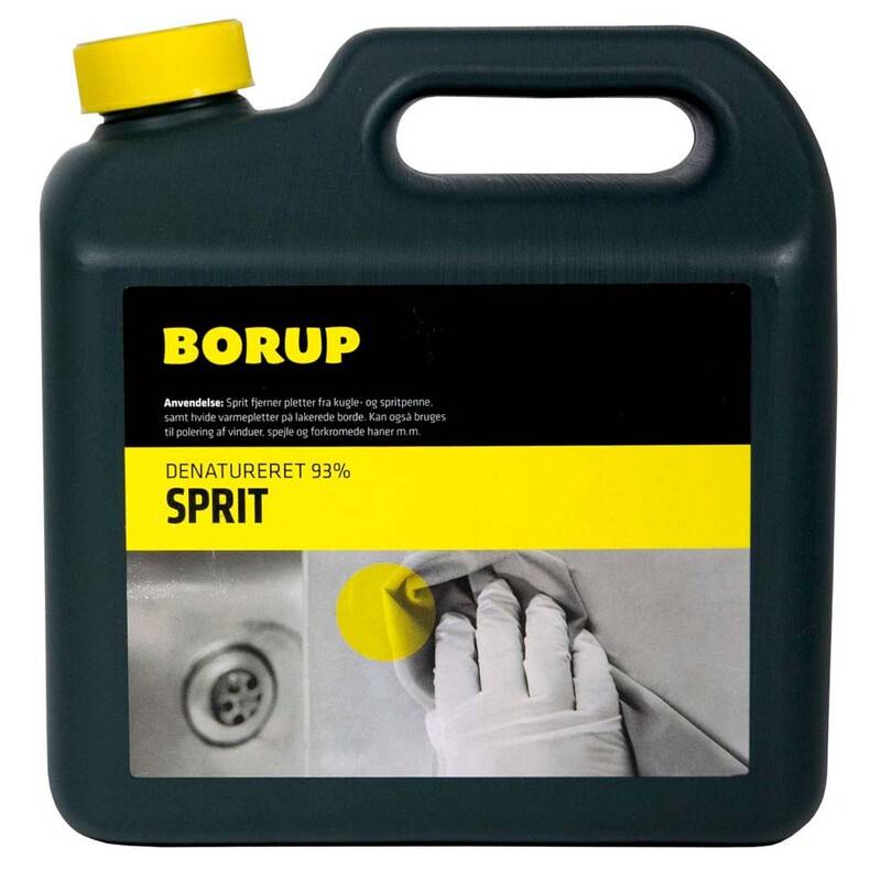 Borup sprit 93% denatureret 2,5 liter