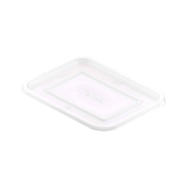 Duni Fixpack låg til firkantet plastbakke PP klar, 500 stk