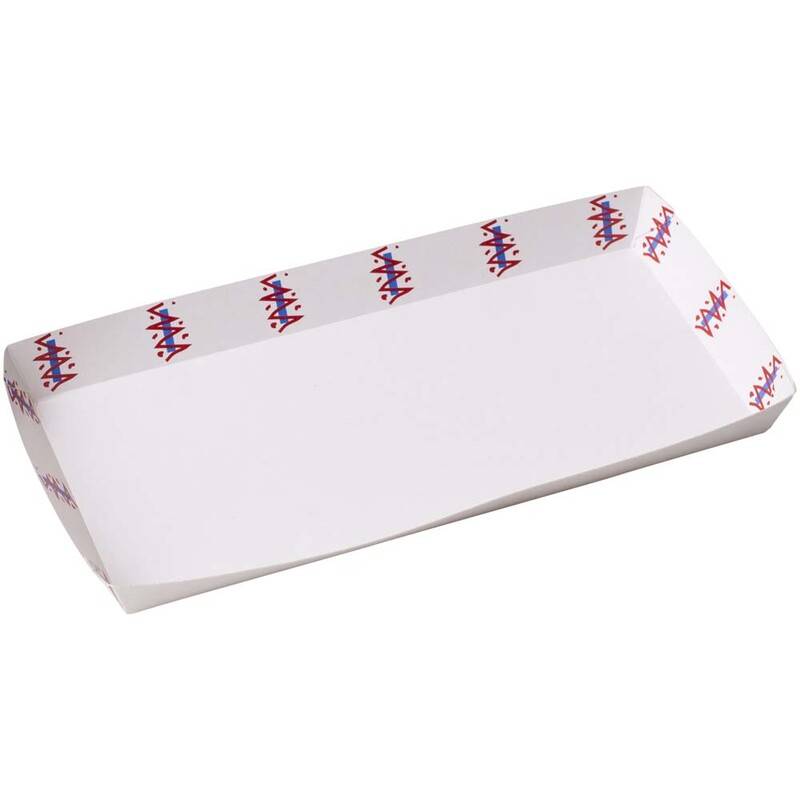 Pølsebakke med kant 200x90x20mm, 100 stk