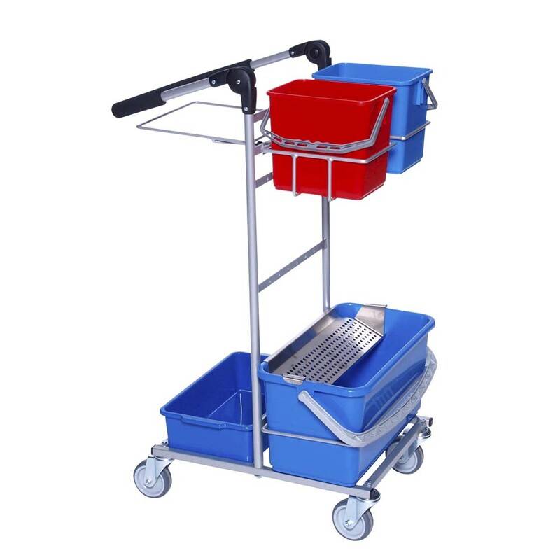 Tina Trolleys Ergo Mini Dryp rengøringsvogn med 2 spande
