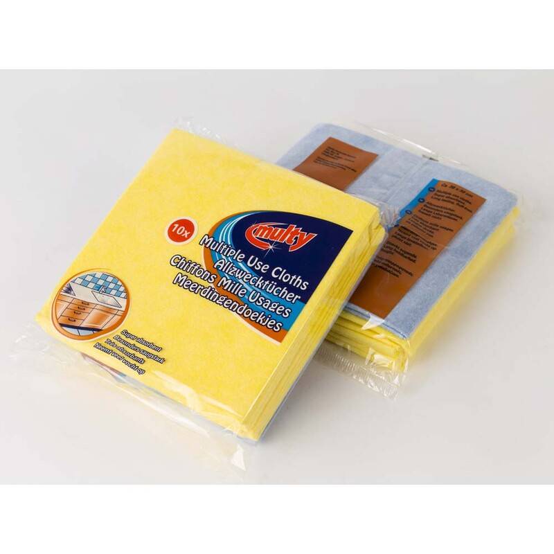 Cleanline Alt-mulig-klud 38x38cm 110g ass farver