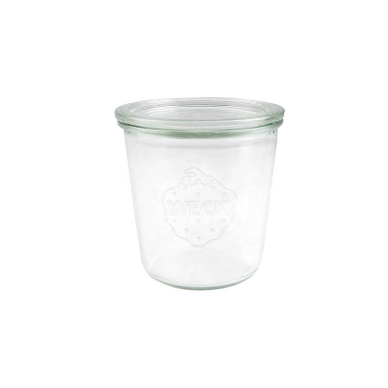 Weck sylteglas med låg (742) 580ml Ø10x10,7cm