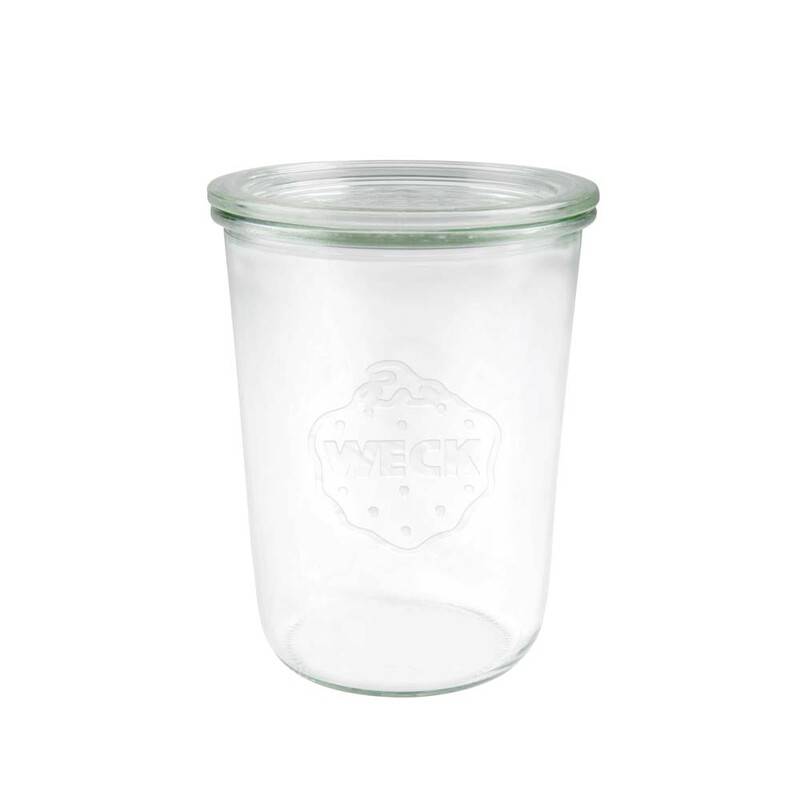 Weck sylteglas med låg (743) 850ml Ø10x14,7cm