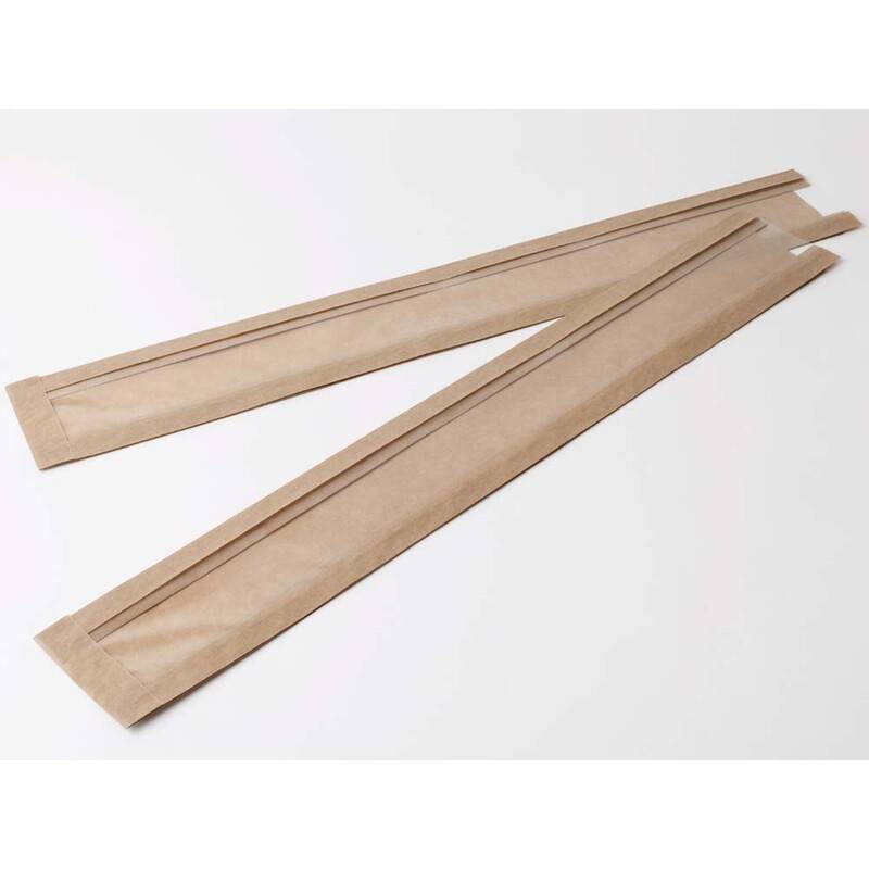 Flutespose med rude 40g 100/55x655mm brun. 500stk