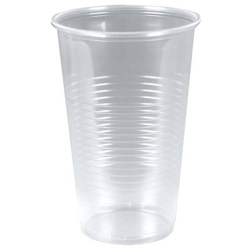 Øl plastikglas 50cl blød med målestreg, 50 stk