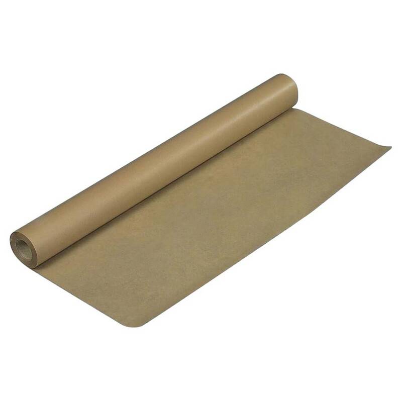 Kraftpapir parafineret 1x100m 40+14g brun