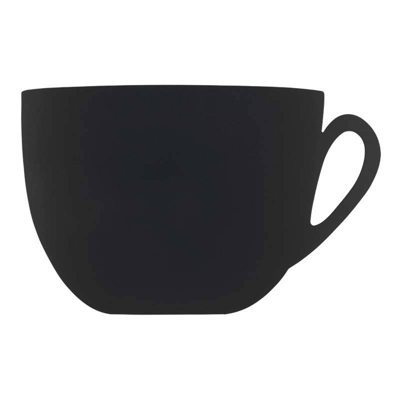 Securit chalkboard kaffekop Silhouet 28,3x44,5cm sort