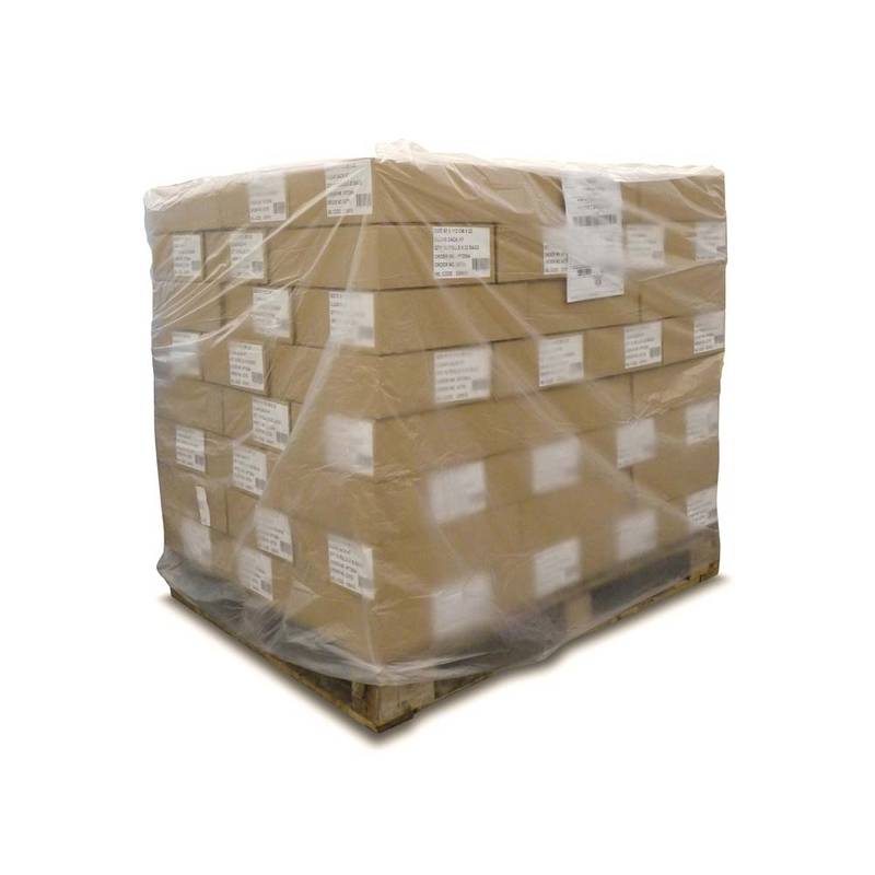 Plastikh&aelig;tte LDPE klar 1/2-palle 25my 860/630x1500mm klar