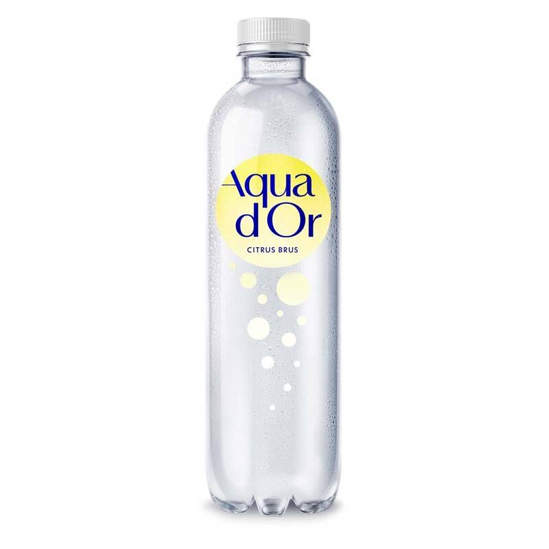Aqua d'or kildevand med Blid brus Citrus 0,5 liter