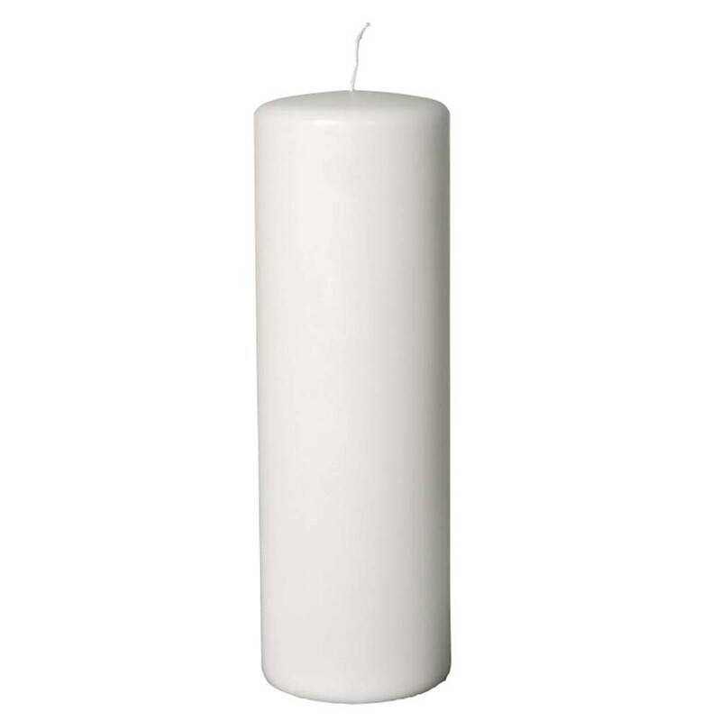 Bloklys 230 timer 9,6x30cm hvid