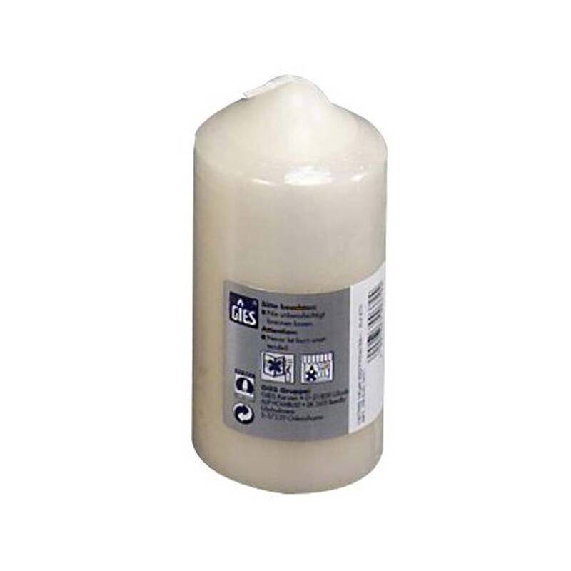 Bloklys 30 timer 6x13cm champagne