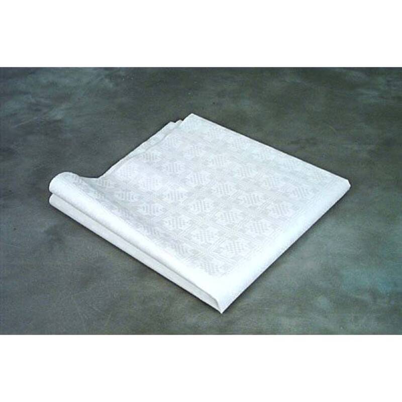 Stikdug papir med præg 80x80cm hvid, 250 stk