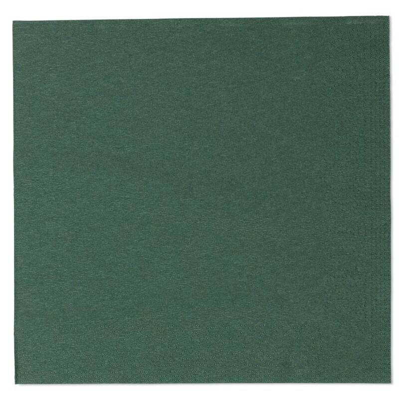 Tork servietter 33x33cm 1/4 fold 3-lags 477413 mørkegrøn, 1500 stk
