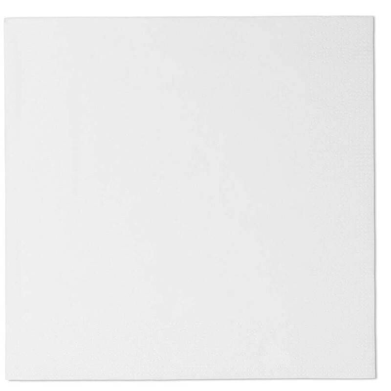 Tork frokostserviet 2-lags 33x33cm 477149 hvid, 2000 stk
