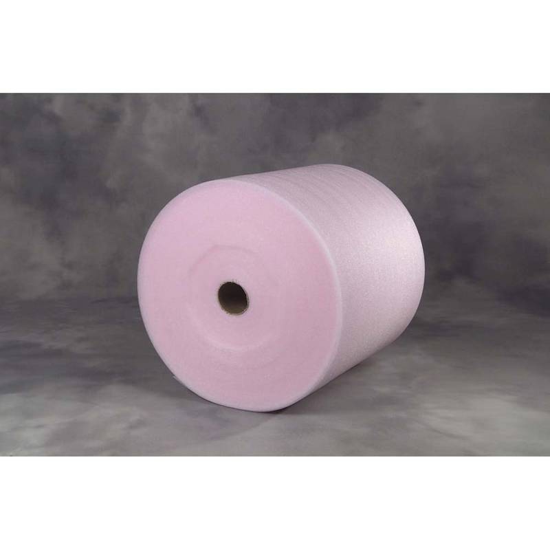 Foam skumfolie antistatisk i rulle 50cmx150mx2mm rosa