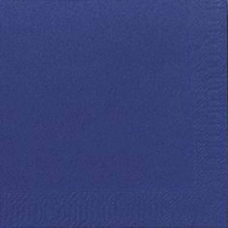 Duni servietter 3-lags 24x24cm mørkeblå