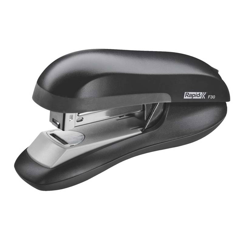 Rapid F30 Flat Clinch hæftemaskine sort, 30 ark