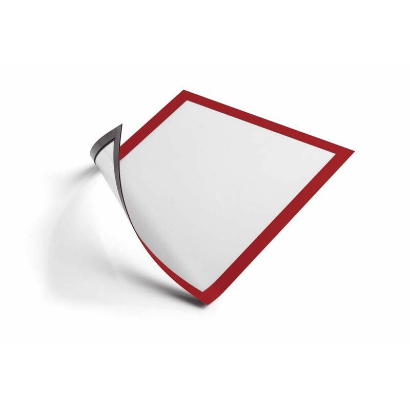 Durable Duraframe A4 magnetisk skilt med rød ramme