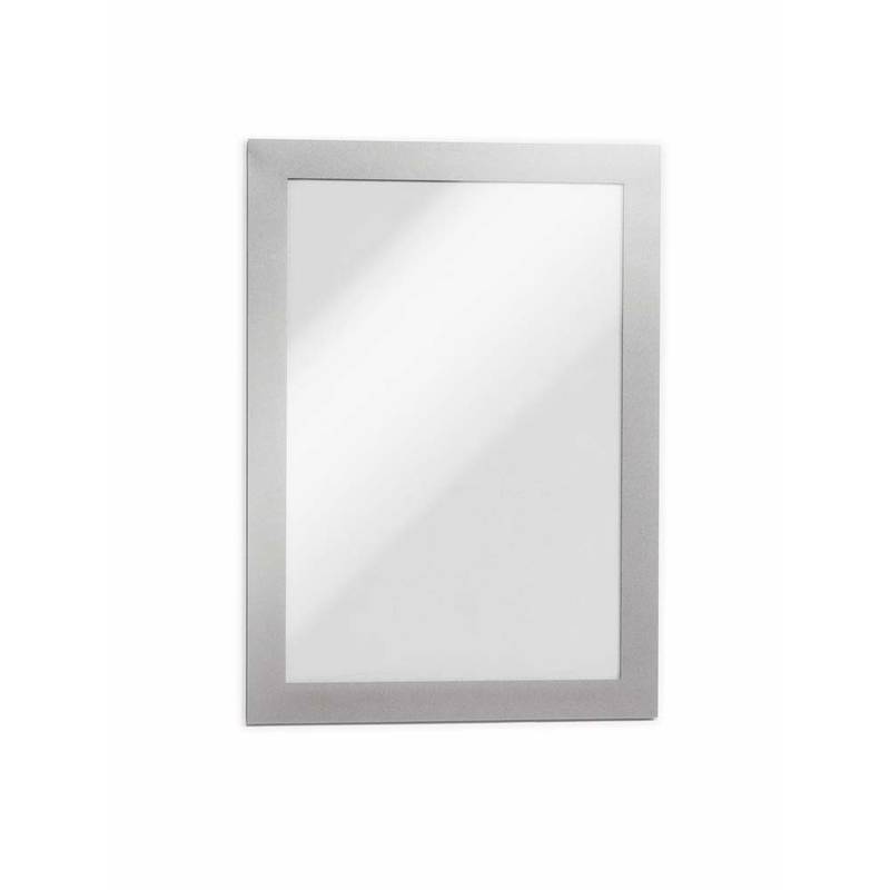 Durable Duraframe A5 magnetisk ramme med magnetisk lukning sølv