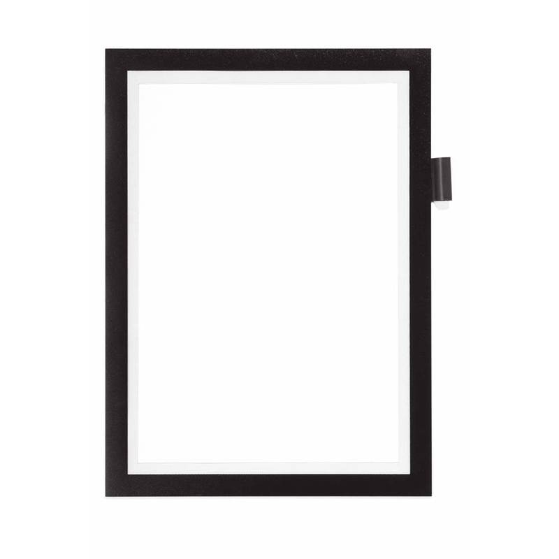 Durable Duraframe skilt Note A4 med selvklæbende ramme sort